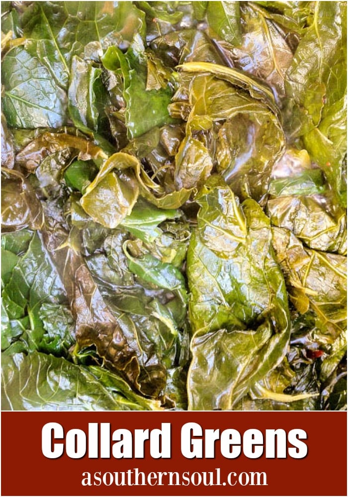 Collard greens with a bit of sweet heat are a must make for fall and should be on every holiday table!