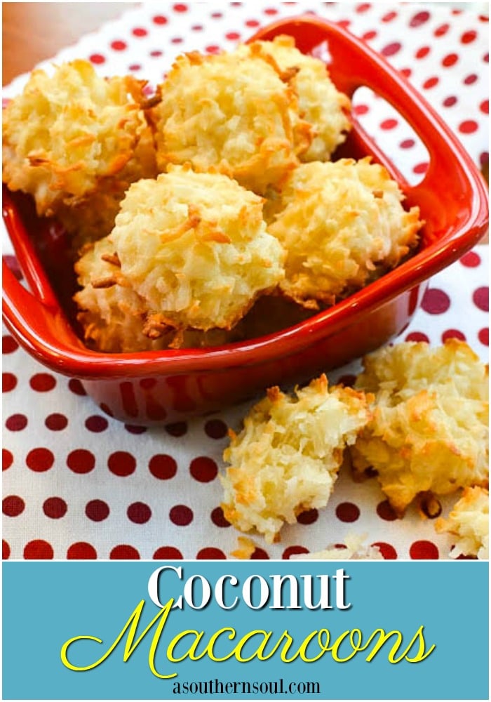 Coconut macaroons made with 5 ingredients are easy to make and a great cookie that everyone will love.