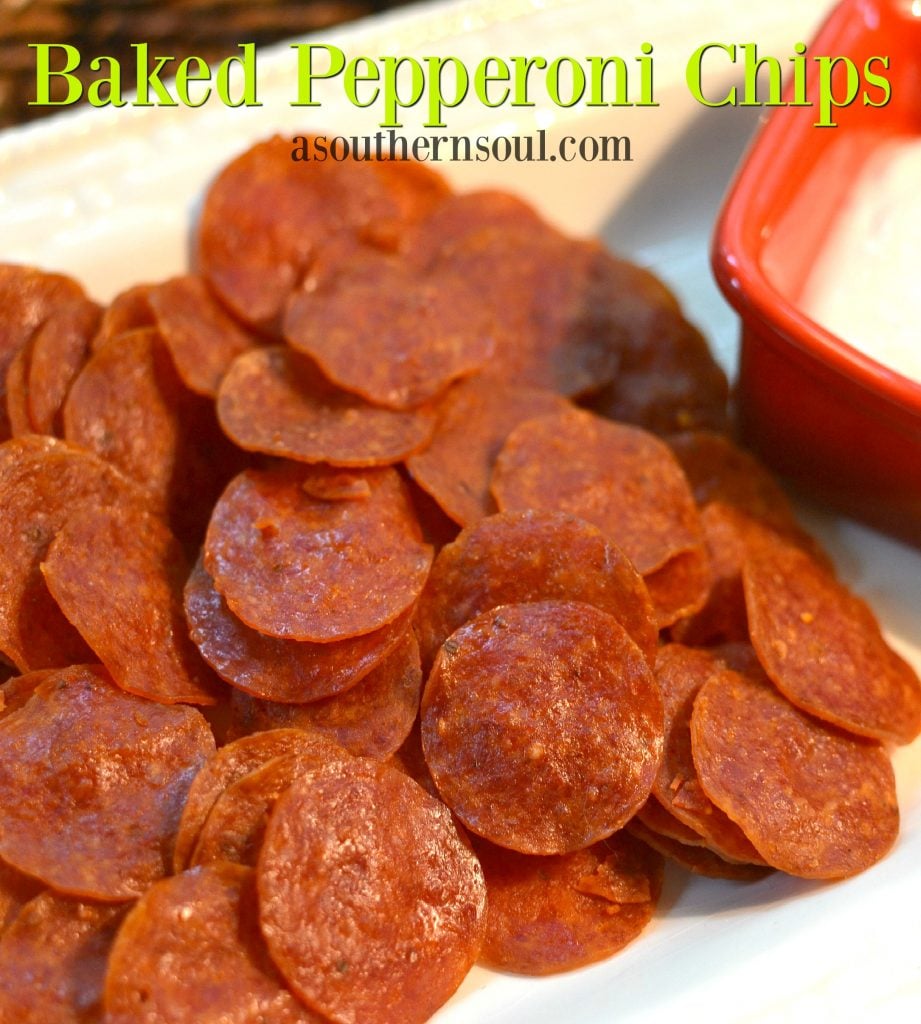 pepperoni chips with dip