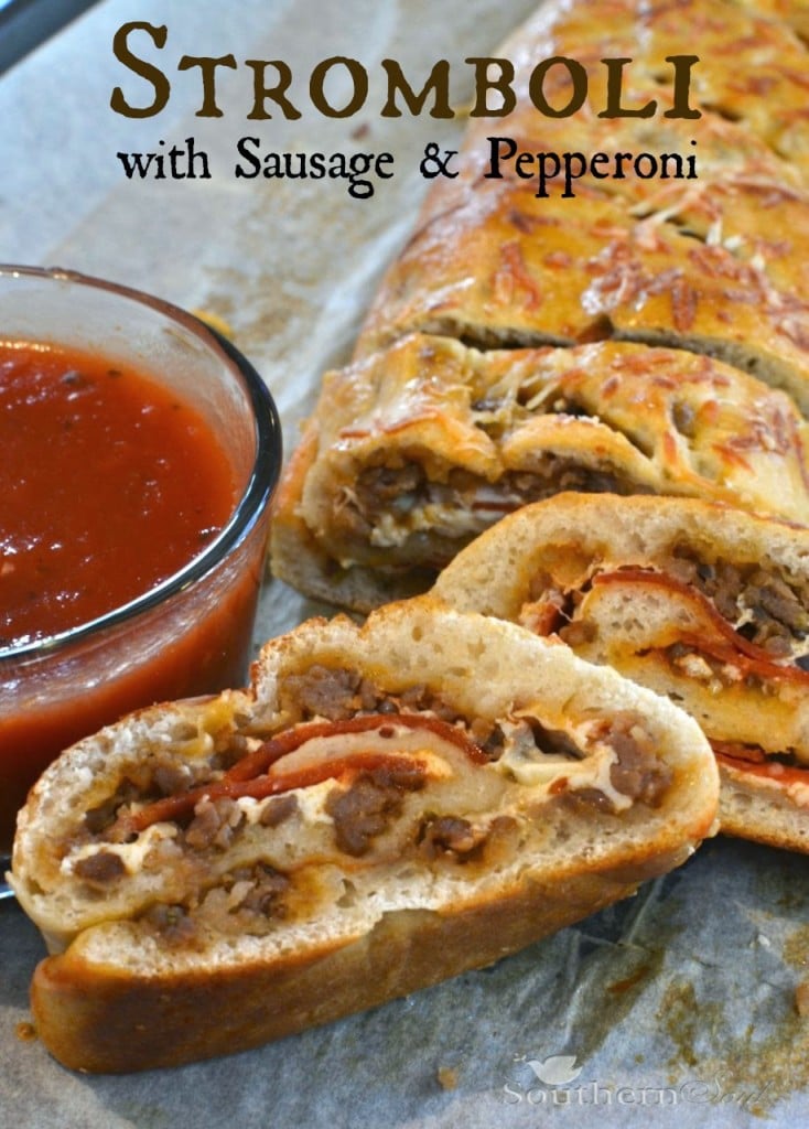 Sausage and Pepperoni Stromboli http://asouthern-soul.blogspot.com