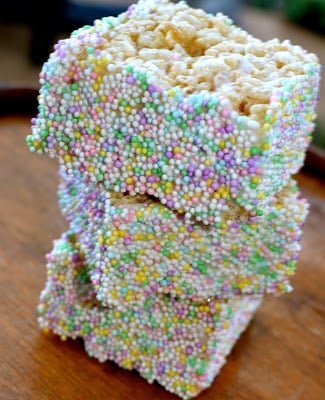 Krispy Treats Stacks from Honey Nut Marshmallow Treats recipe