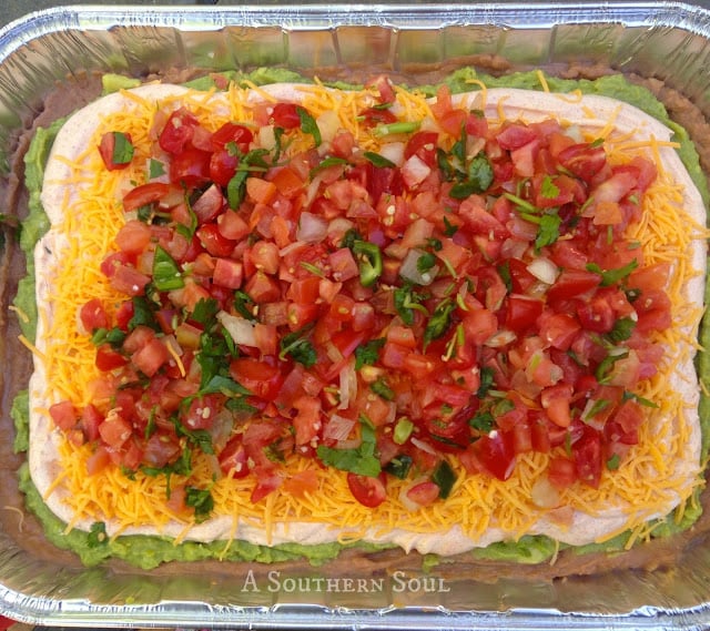 http://asouthern-soul.blogspot.com Layered Mexican Dip
