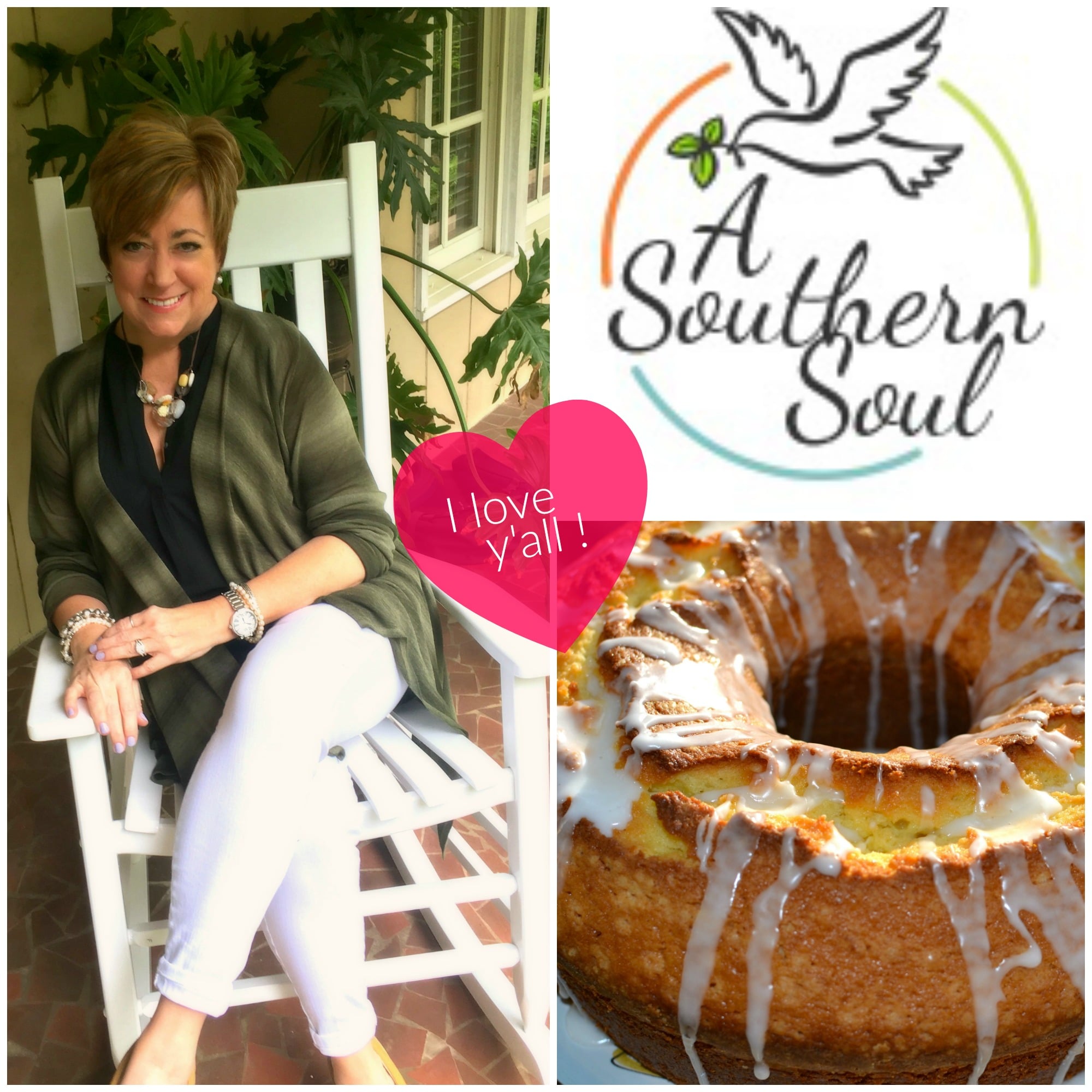 Glazed bundt cake with white icing drizzle, A New Look at classic Southern baking featuring golden-brown cake with smooth glaze topping