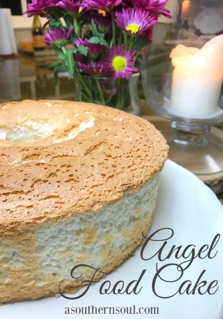 angel food cake text