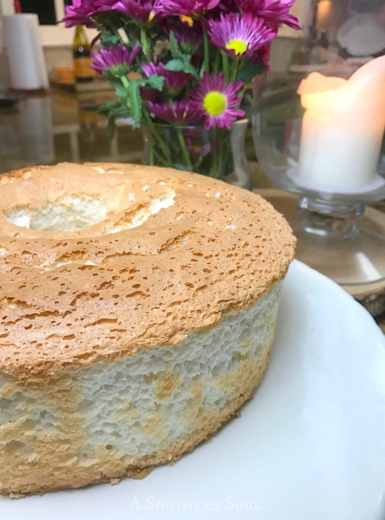 angel food cake platter