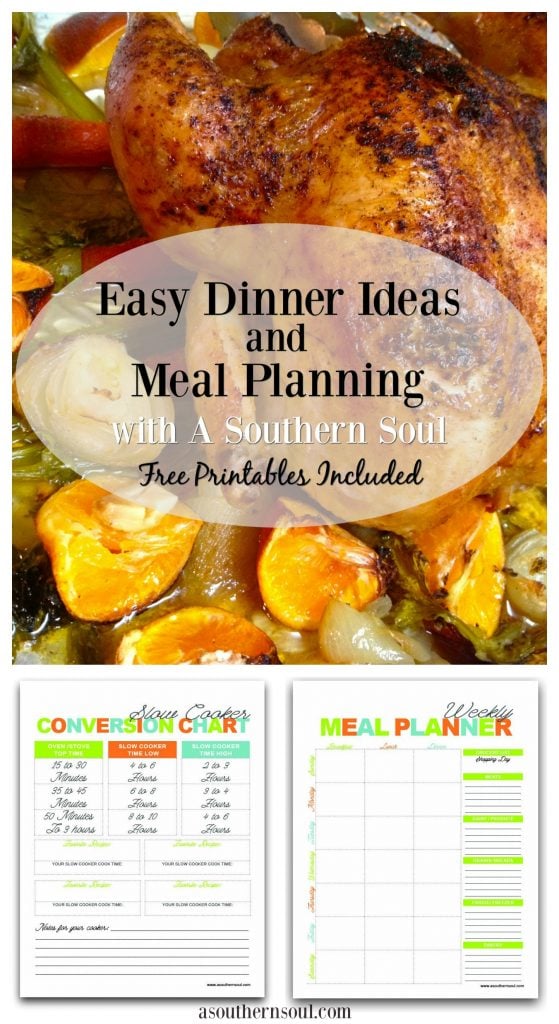 easy dinner ideas from a southern soul