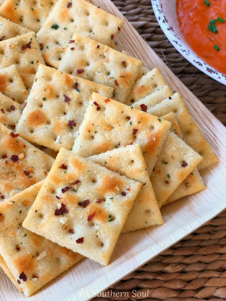 ranch fire crackers with red pepper for saltines