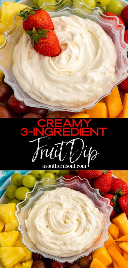 Creamy 3-Ingredient Fruit Dip
