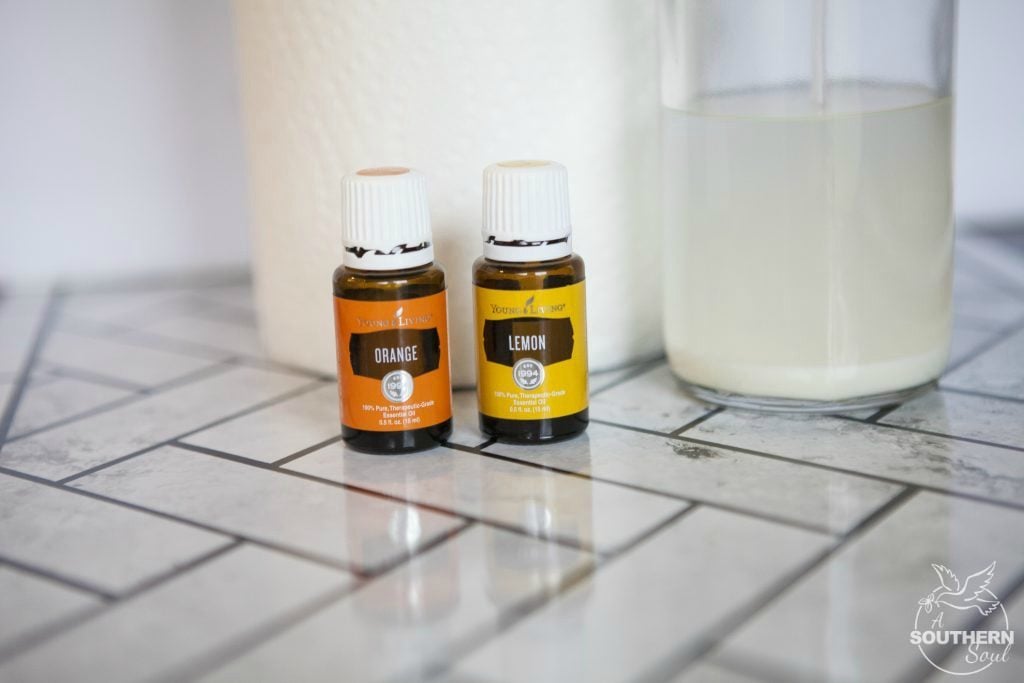 streak free glass cleaner with essential oils