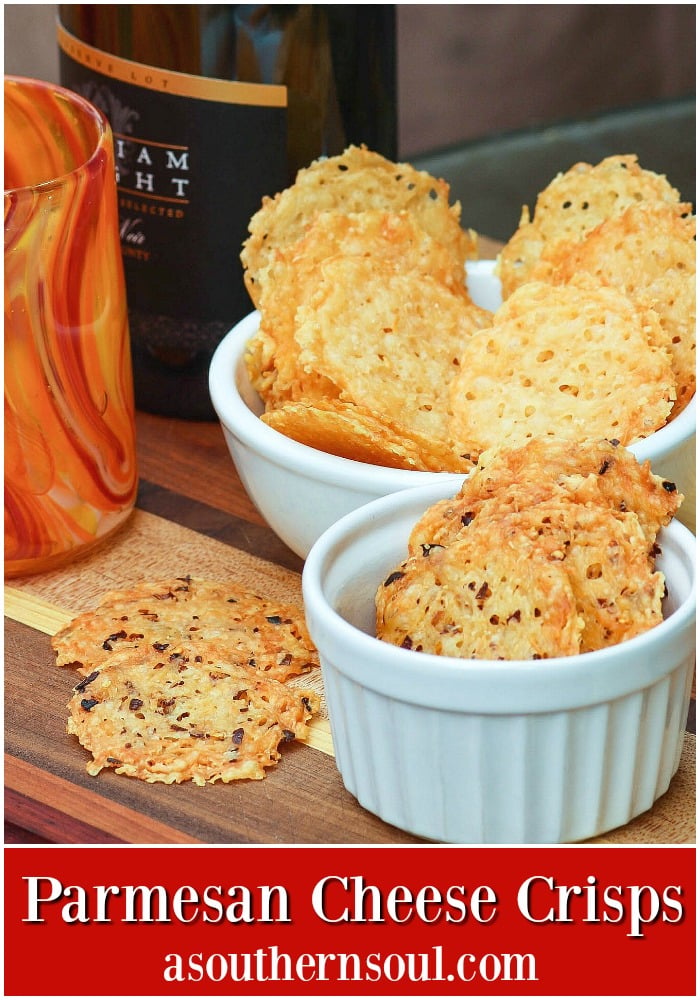 Make these Parmesan Cheese Crisps as soon as you can because not only are they amazingly yummy but they also can be served with almost everything!