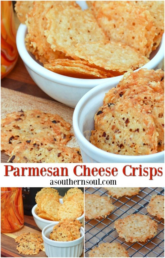 Make these Parmesan Cheese Crisps as soon as you can because not only are they amazingly yummy but they also can be served with almost everything!