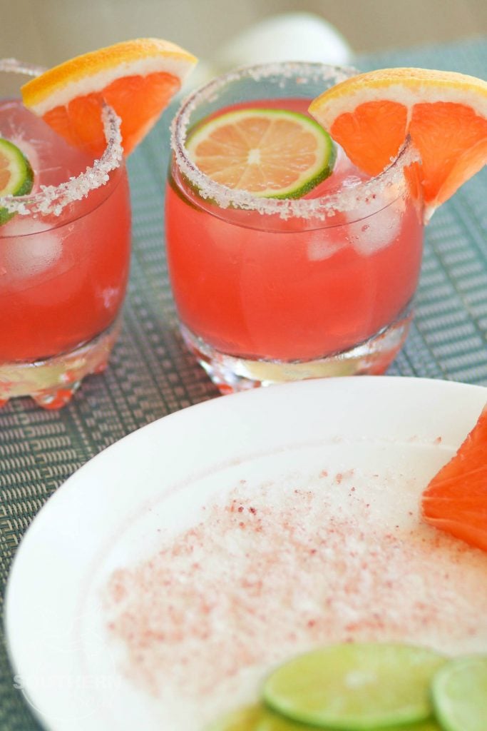 Salty Dog made with grapefruit juice, vodka is served in a glass with a salted rim is refreshing and fun to drink!