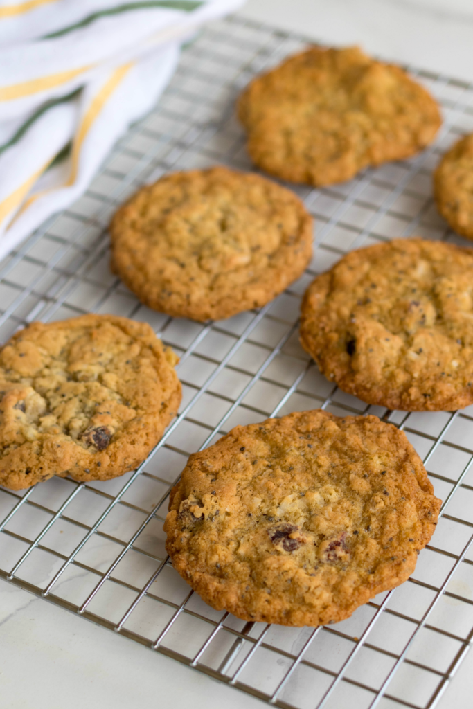 Oatmeal Breakfast Cookies are a great power packed treat to start your day! Made with brown sugar, butter, eggs, oatmeal, coconut, chia seeds and dates. An unexpected way to start the day.