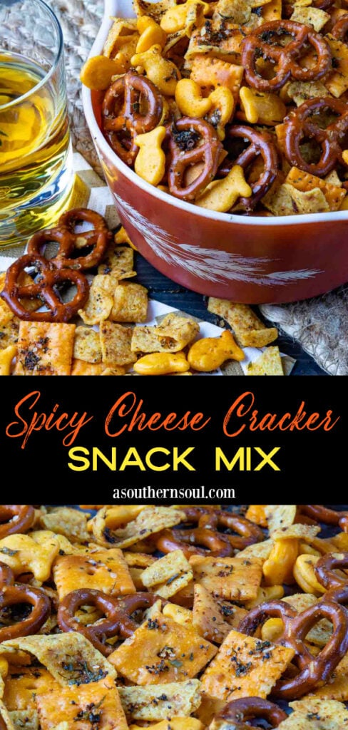 Spicy Snack Crackers 2 images for Pinterest.