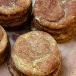 Stacks of The Best Snickerdoodle Cookies are easy to make and totally delicious.