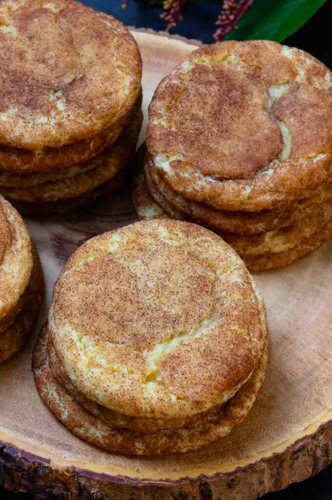 Stacks of The Best Snickerdoodle Cookies are easy to make and totally delicious.