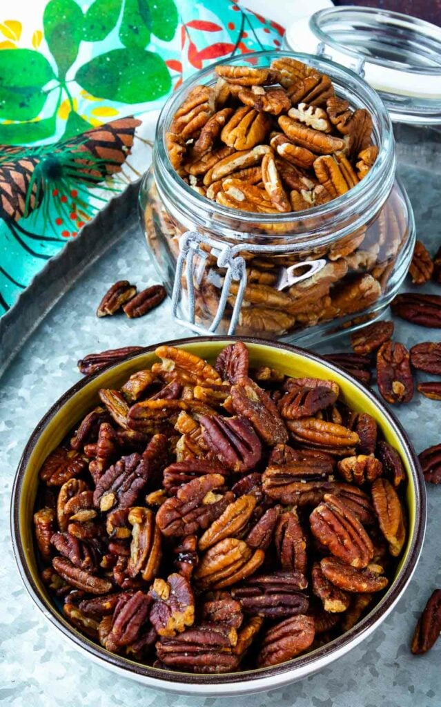 How To Toast Pecans from raw to delicious on the stove top or in the oven.