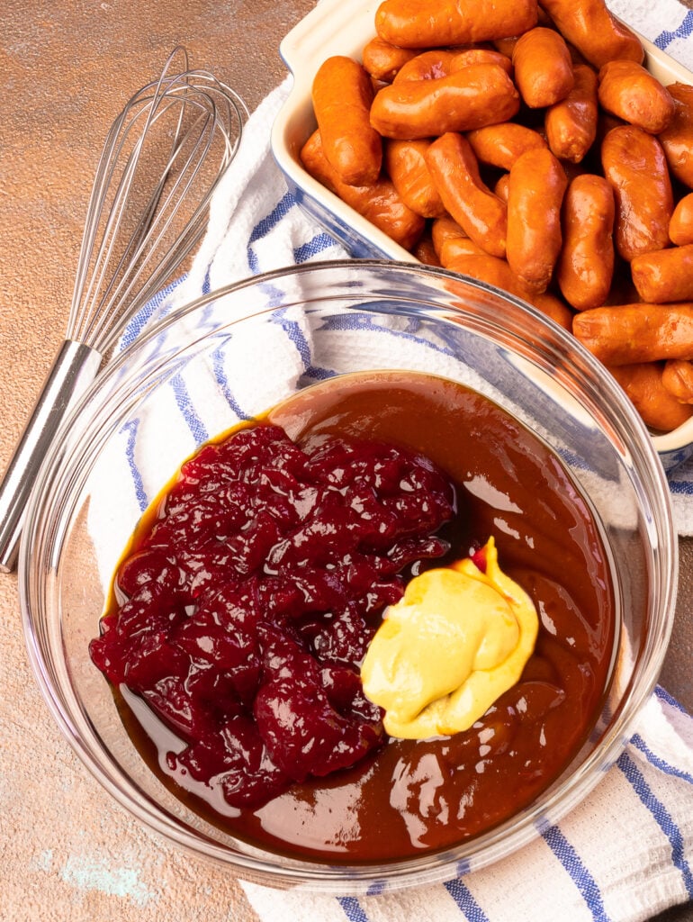 Ingredients for Crock Pot Little Smokies