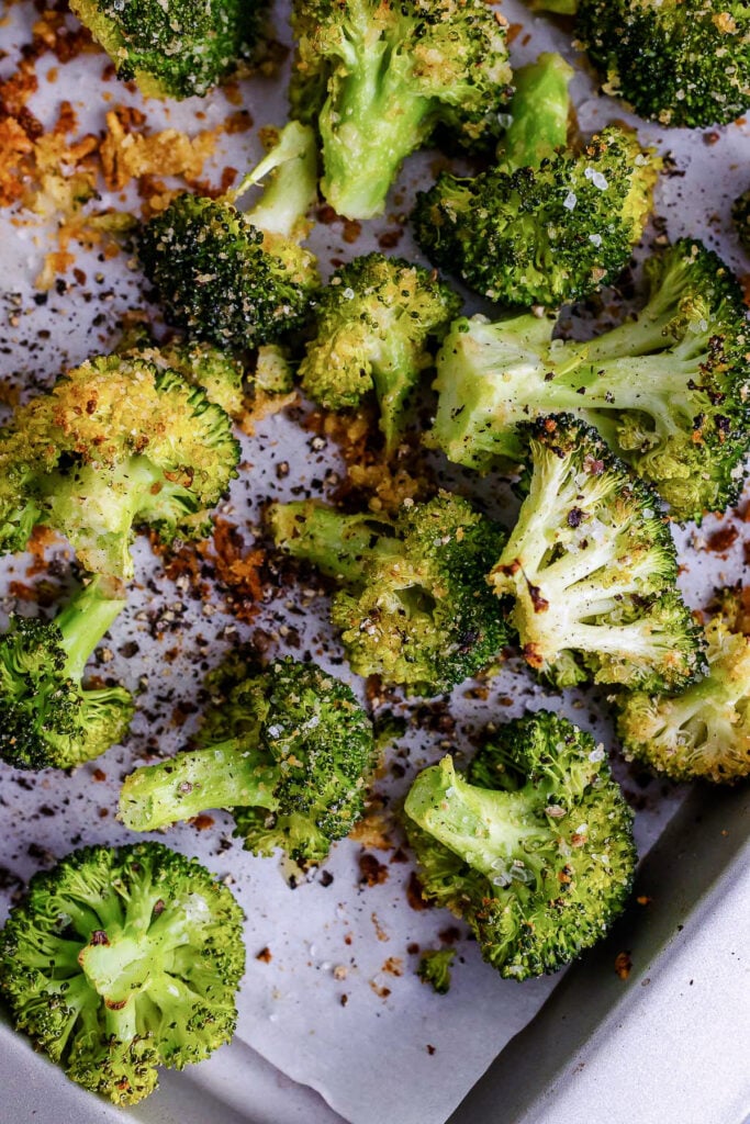 Super Easy Roasted Broccoli Sheetpan from Easy Roasted Broccoli Recipe recipe