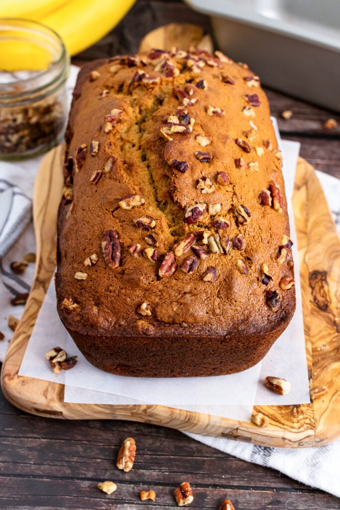 Banana Bread Loaf from Easy Banana Nut Bread recipe