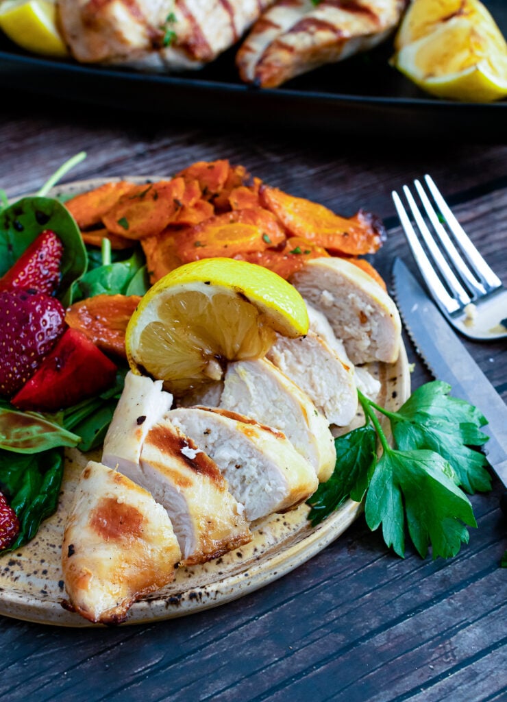 Grilled Lemon Chicken Cut from Grilled Lemon Chicken recipe