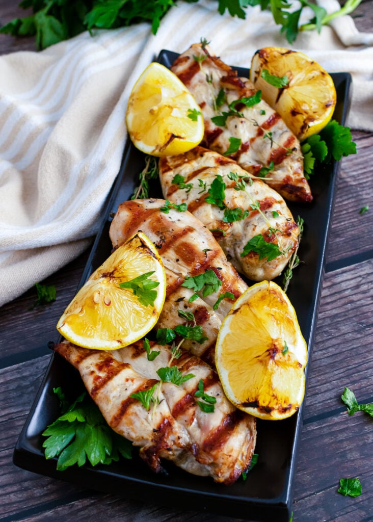 Grilled Lemon Chicken Hero from Grilled Lemon Chicken recipe