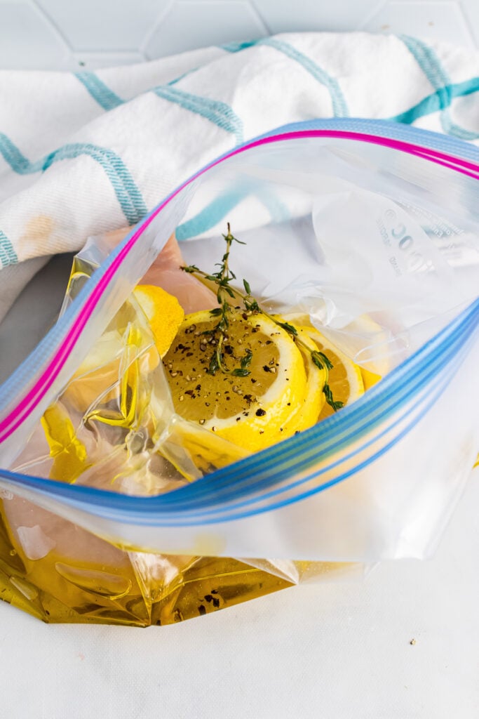 Grilled Lemon Chicken Marinade from Grilled Lemon Chicken recipe