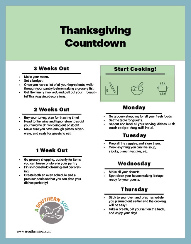 Ss Thanksgiving Countdown Jpeg from Thanksgiving Menu Ideas 2022 | Easy And Delicious recipe