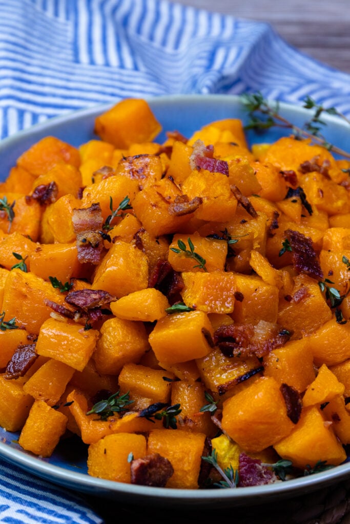 Butternut Squash Bacon Bowl from Roasted Butternut Squash With Bacon recipe