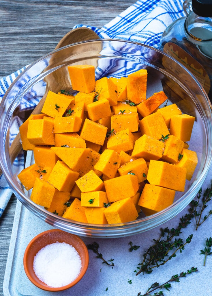 Butternut Squash Bowl from Roasted Butternut Squash With Bacon recipe