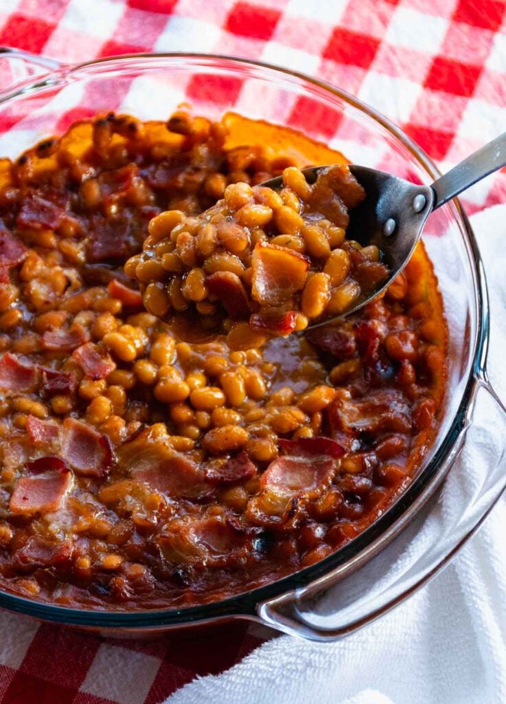 Chipotle Beans Spoon1 from Chipotle Bacon Baked Beans recipe