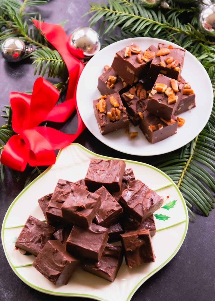 Fudge Overhead from Mom's Homemade Fudge recipe