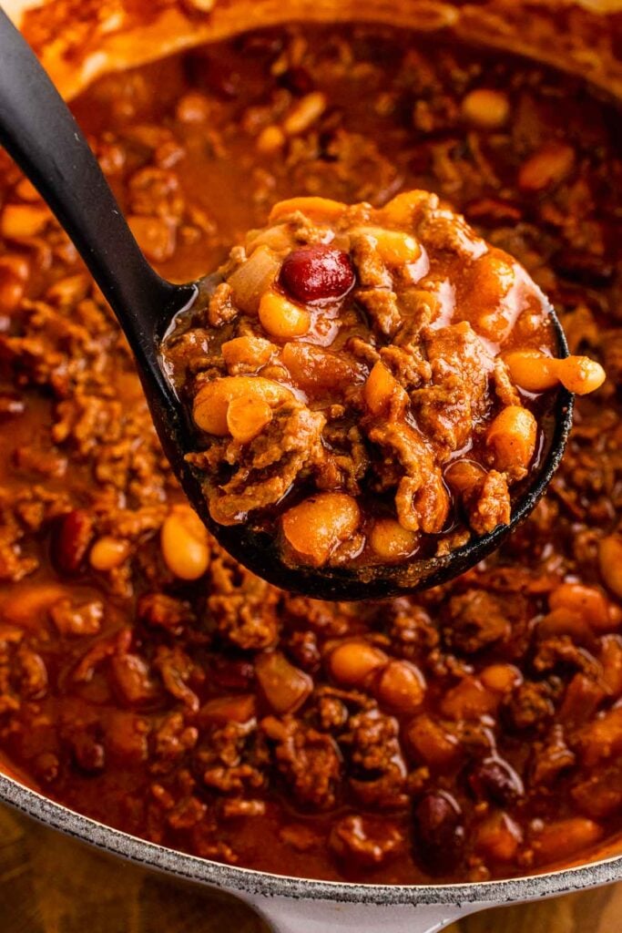 Ladle of Bloody Mary Chili.