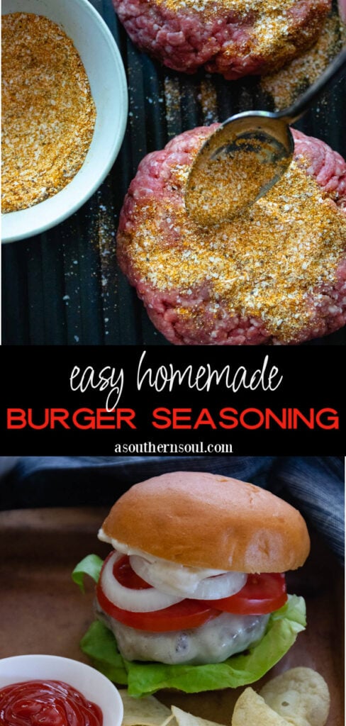 Easy homemade burger seasoning add just the right amount of flavor to burgers.