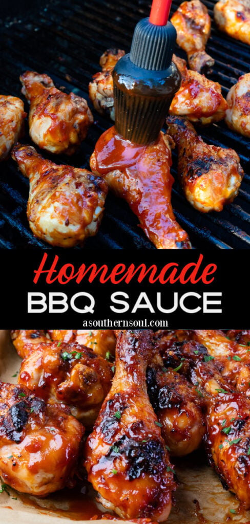 Pinterest pin for Homemade BBQ Sauce (Easy And Delicious)
