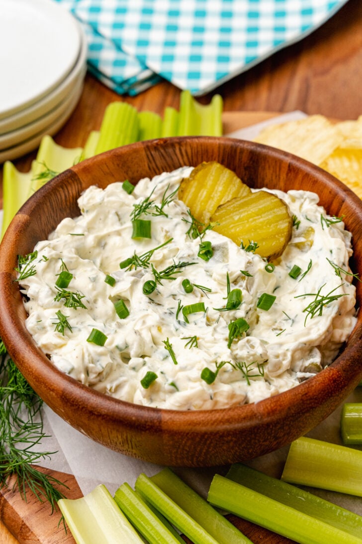 Pickle Herb Dip from Dill Pickle Herb Dip recipe
