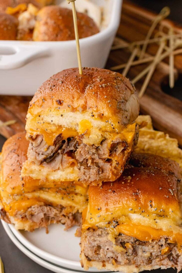Beef Sliders from Best Roast Beef And Cheese Sliders recipe