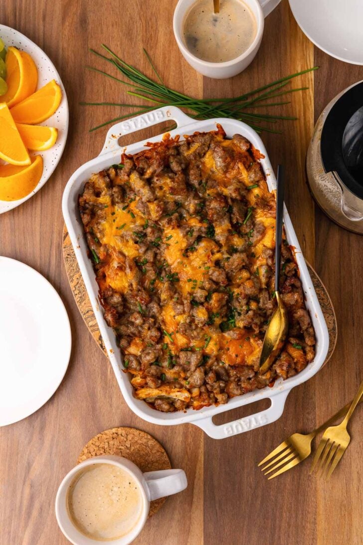 Croissant Breakfast Casserole from Midweek Menu Meal Plan: 11.19.25 recipe