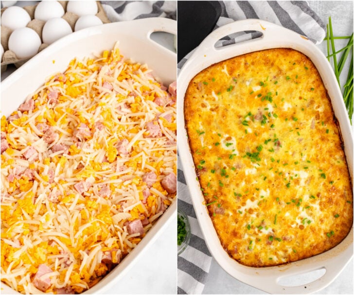 Ham Cheese Breakfast 2images from Ham And Cheese Hash Brown Casserole recipe
