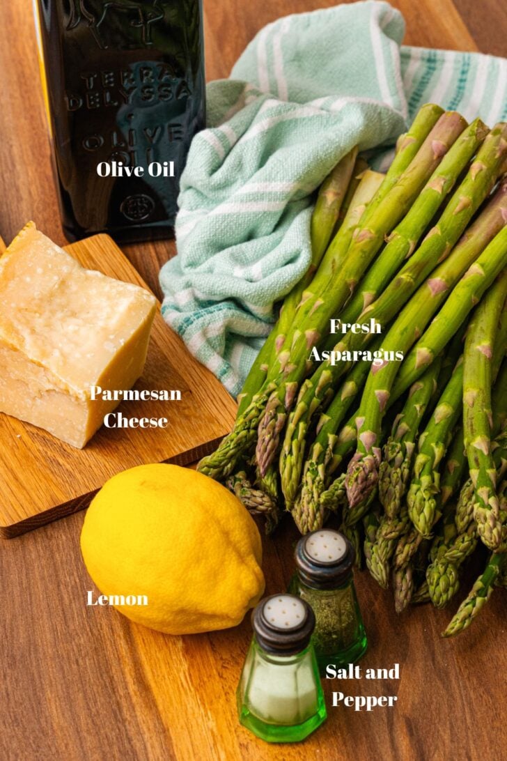 Ingredients for Easy Oven Roasted Asparagus