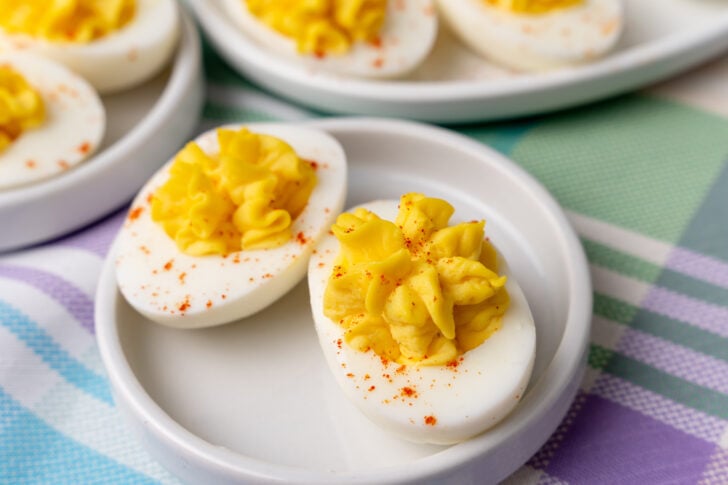 Devilled Eggs from Creamy Southern Deviled Eggs recipe