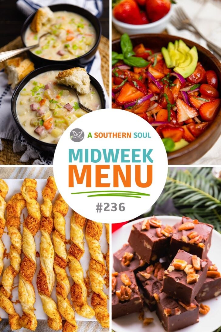 Midweek Menu 236 ( Crock Pot Ham And Potato Soup)