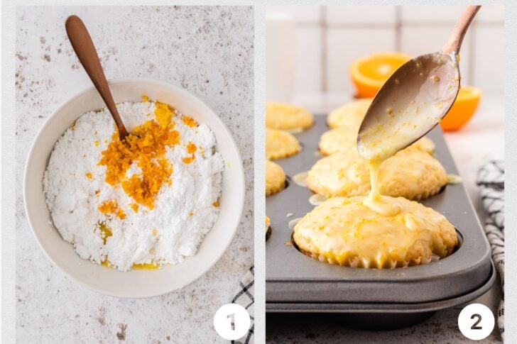 Process Baked Spaghetti from Glazed Orange Muffins recipe