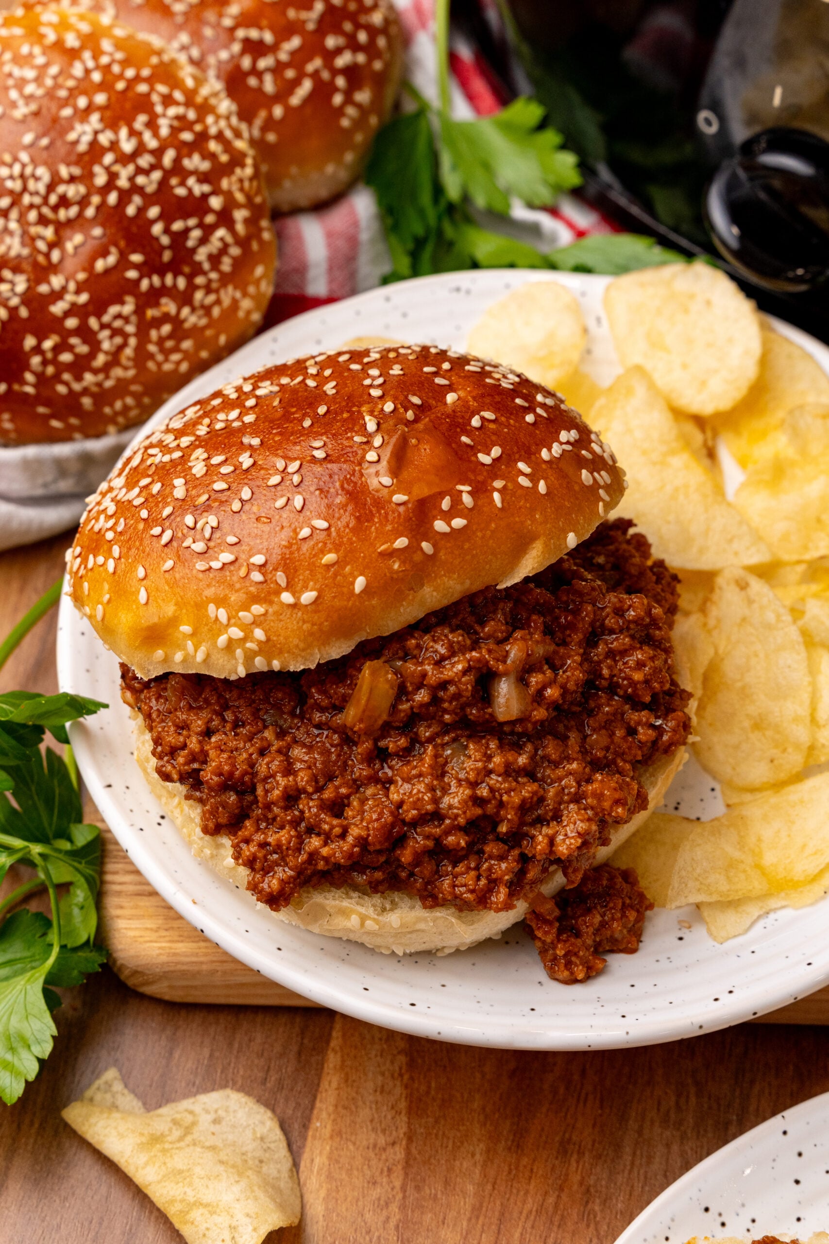 These meaty Crock Pot Sloppy Joes are simple to make in the slow cooker and loaded with rich flavors. Cooked slowly with brown sugar, tomato sauce, and spices, this homemade recipe is a meat lover's dream. It's a great, budget-friendly dish that’s ideal for a weeknight meal, parties, or when you’re feeding a crowd!