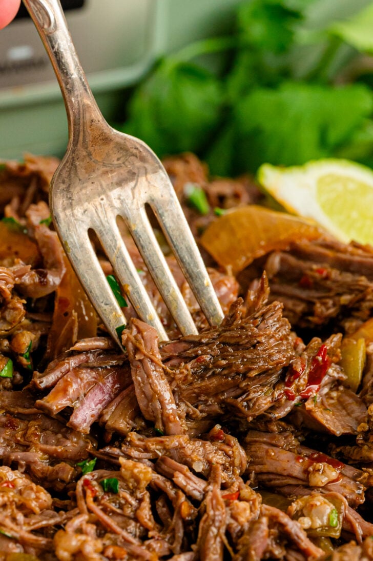 Cp Mexican Beef from Crock Pot Mexican Shredded Beef recipe