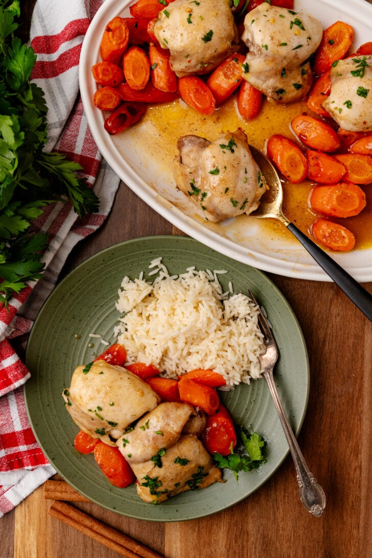 Honey Chicken Thighs from Sheet Pan Honey Glazed Chicken Thighs recipe
