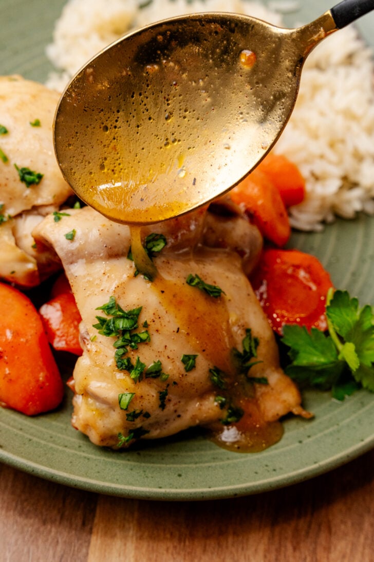 Honey Chicken Thighs from Sheet Pan Honey Glazed Chicken Thighs recipe