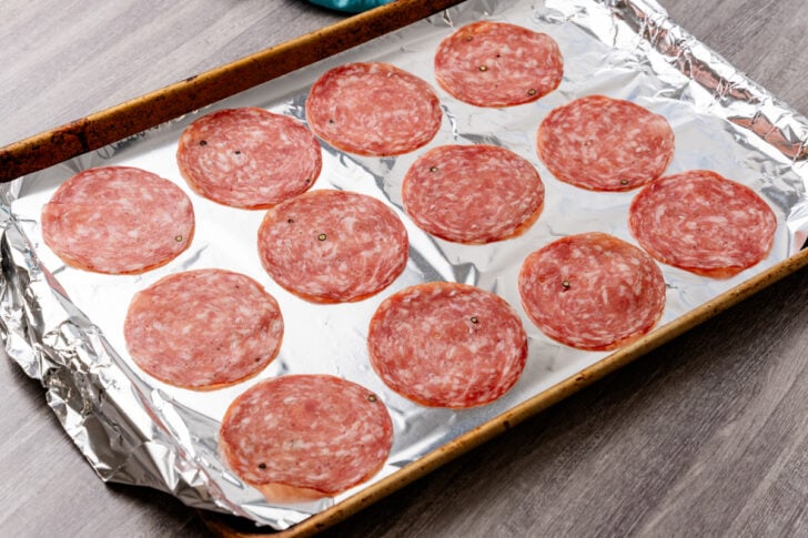 Salami Chips from Salami Chips With Dip recipe