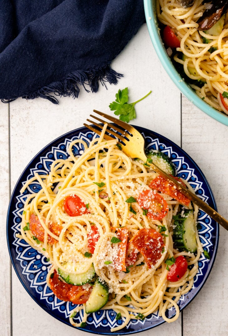 Spaghetti Salad from Spaghetti Salad recipe