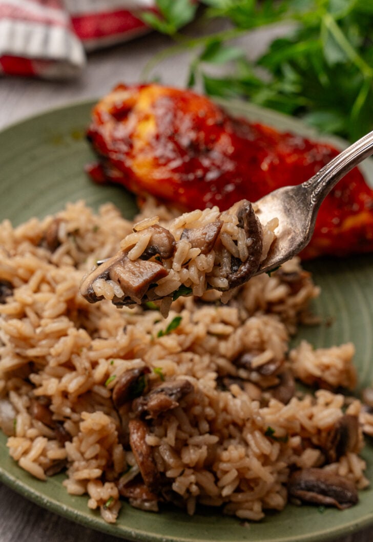 Mushroom Rice from One Pot Mushroom Rice recipe